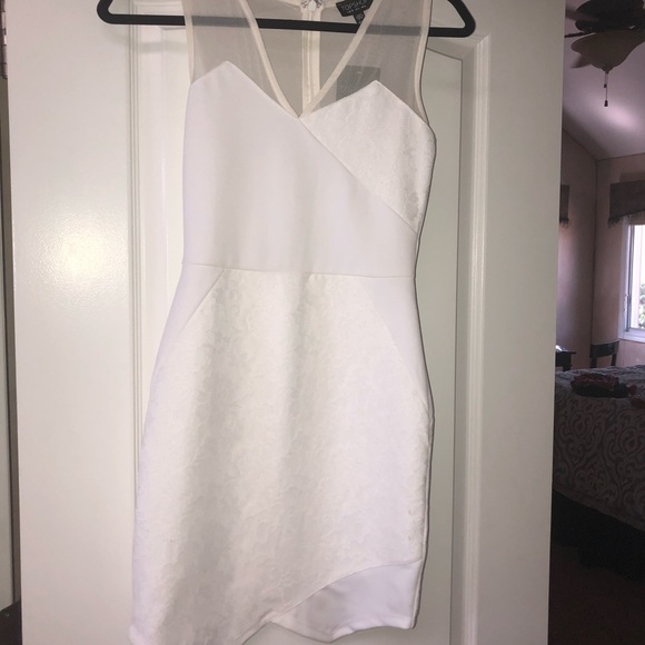 Top Shop White Mini Dress, Perfect for Graduation! - Picture 2 of 6